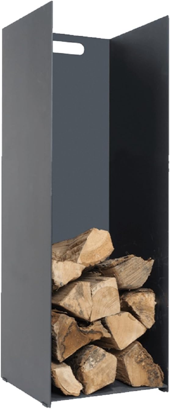 Stovax Steel Log Holder in 3 Sizes/Wood Basket/Fireplace Accessories (Medium)