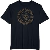 Sons of Anarchy Redwood Original Skull Biker TV Show T-Shirt