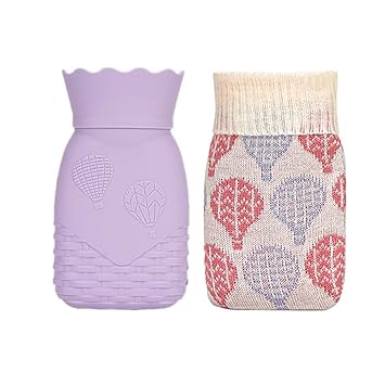 Xboun - Bolsa de agua caliente de silicona para microondas, con ...