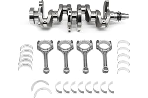 Yunnergo Engine Crankshaft & Con Rods & Bearing Set Compatible with Soul Rio Accent 1.6L 2012-2017 231102B610 235102B010