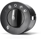 Headlight Switch for 7C3Z11654CA,8C3Z11654CA,1S11257,HLS1474 | Headlamp Switch for 2007-2010 Ford Edge,2008-2010 Ford F250 F350 F450 F550 Super Duty Fog Light Switch Control
