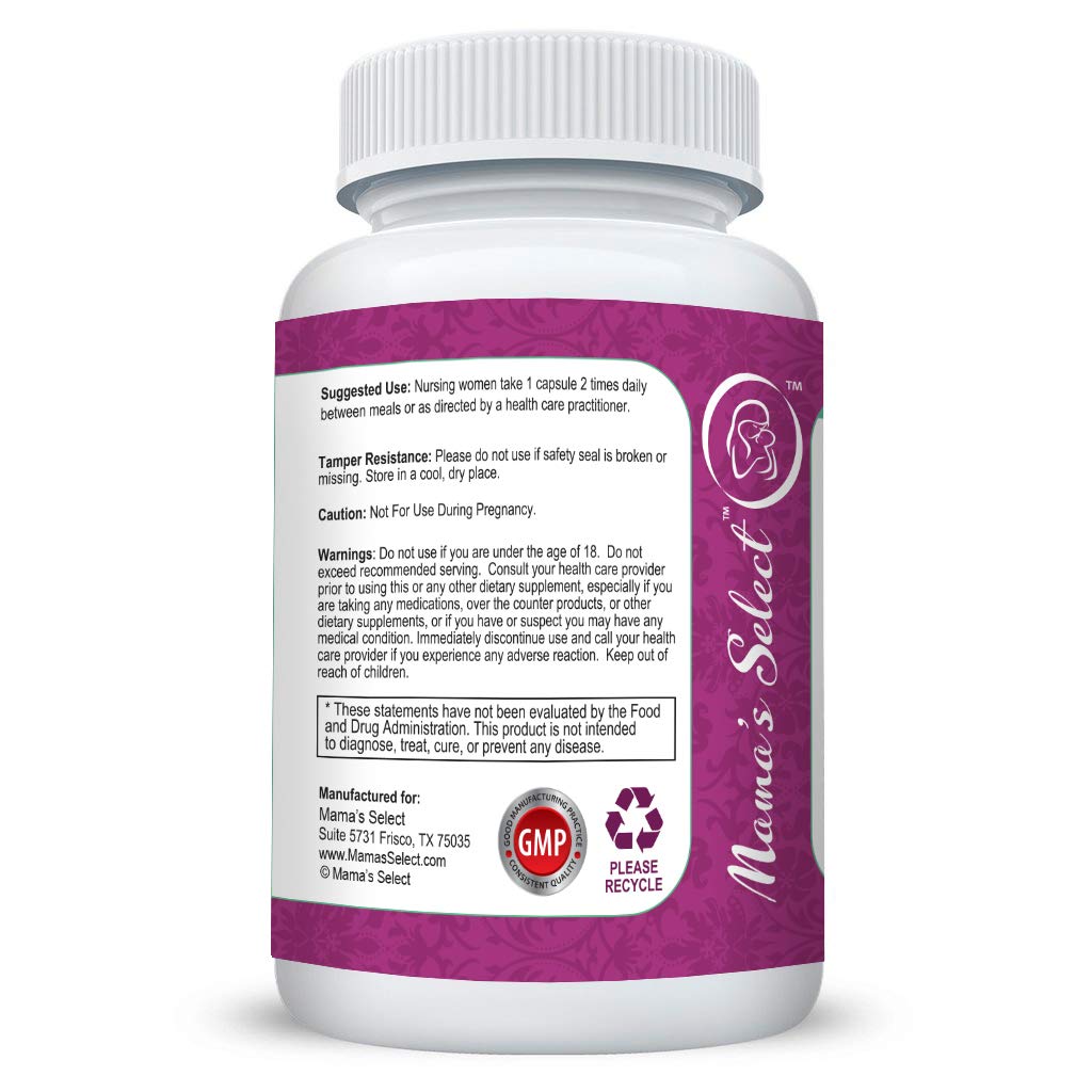 Mama's Select Breastfeeding Supplement with Fenugreek Plus Blessed