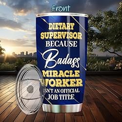 MONIZILUCKY Dietary Supervisor Tumbler Stainless