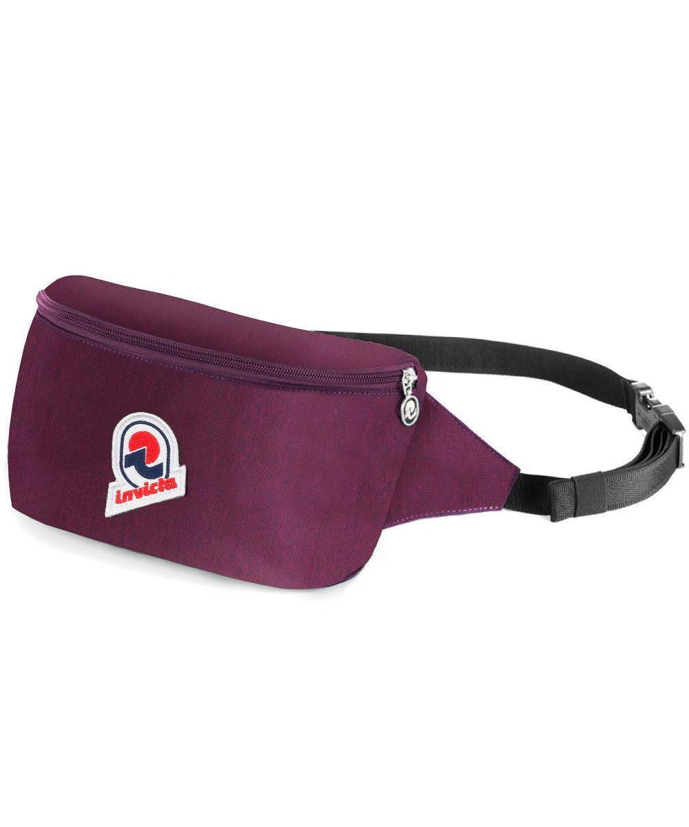 Invicta Waist Bag 25 Solid Marsupio Sportivo, 25 cm, 2 Litri, Viola