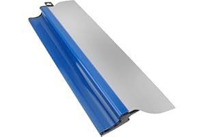 Drywall Skimming Blade, 16" / 40cm Stainless Steel Drywall Tools Smoothing Spatula Drywall Knife for Home Improvement Wall De