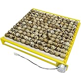 HBtree Automatic Multifunction Incubator Egg Tray Turning Hatcher for Chickens/Ducks/Birds/Poultry（13 Tubes）