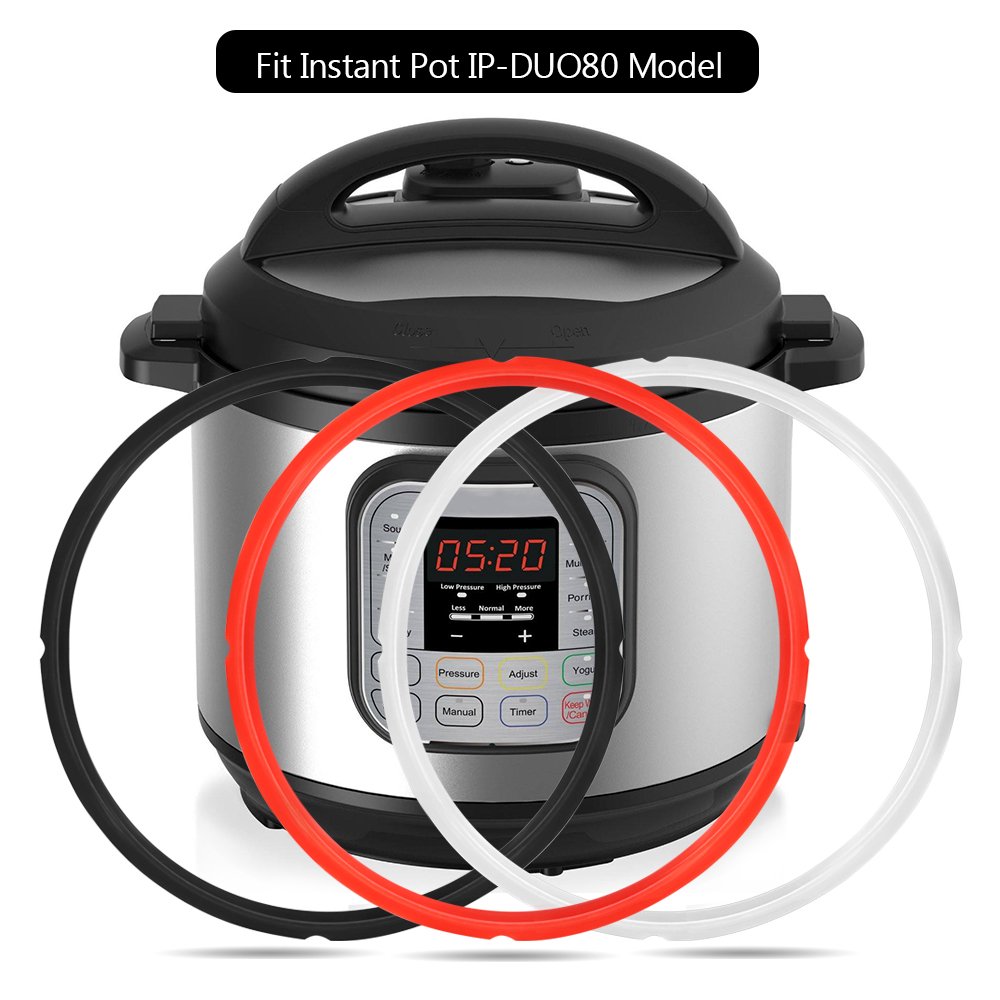 Sealing Ring 8QT Pressure Cooker Pot Silicone 3PCS for Instant Pot IP