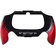 Gam3Gear Plastic Hand Grip Handle Holder Case Bracket for PS Vita 2000 Red