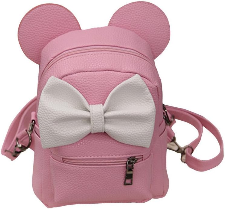 FitfulVan Clearance! Hot sale! Bags, FitfulVan 2018 New Mickey Backpack Female Mini Bag Women's Backpack (Pink)