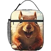 VANZEV Lunch Box for Adults Women Girls Boys Kids Cute Squirrel Lunch Box Insulated Cooler Reusable Lunch Bag Container Gifts for Work Office Picnic Travel School