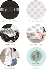 Polar Gear Baby Booster Cushion – 8cm Thick Foam Chair Booster 3 Years+ view 3