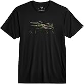 SITKA Icon Optifade Tee Shirt | Graphic All Season Cotton Short Sleeve Shirt for Men