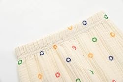 ACESTAR Toddler Little Girls Button Down Pajamas