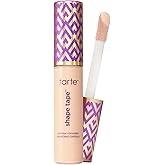 tarte shape tape concealer &ndash; Full-Coverage Creaseless Soft Matte Finish, Brightening Under-Eye &amp; Face Makeup, 16hr Longwear, Vegan &amp; Cruelty-Free