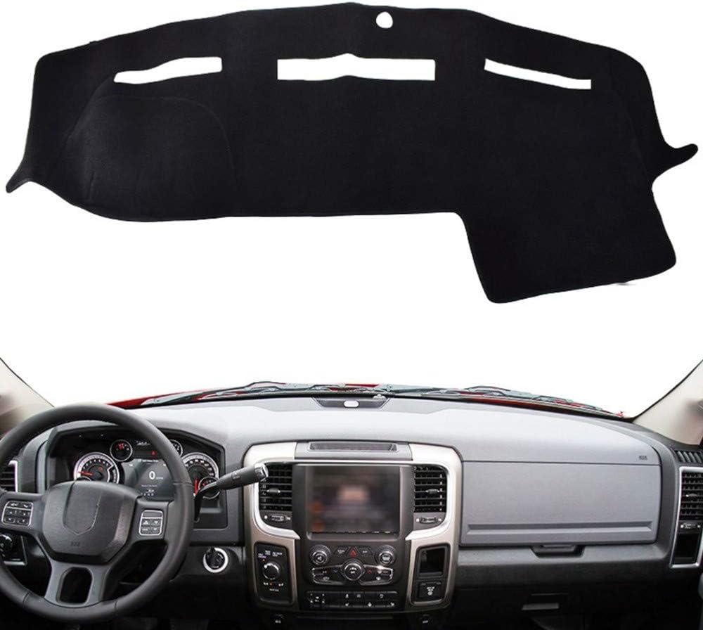 KSUVR Car instrument panel shading mats sunscreen thermal shading mats,For Dodge Ram 1500 2500 3500 2010 2011 2012 2013 2014 2015-2018
