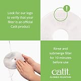 Catit Flower Cat Water Fountain Drinking Fountain with Water Level Window view 6