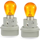 HUAREW Front Turn Signal Light Bulb Socket 63117159570 with Bulb | Fit for BMW E90 E91 F30 320i 325i 328i 330i 335d M3 xDrive Indicator Direction Light (1 Pair)