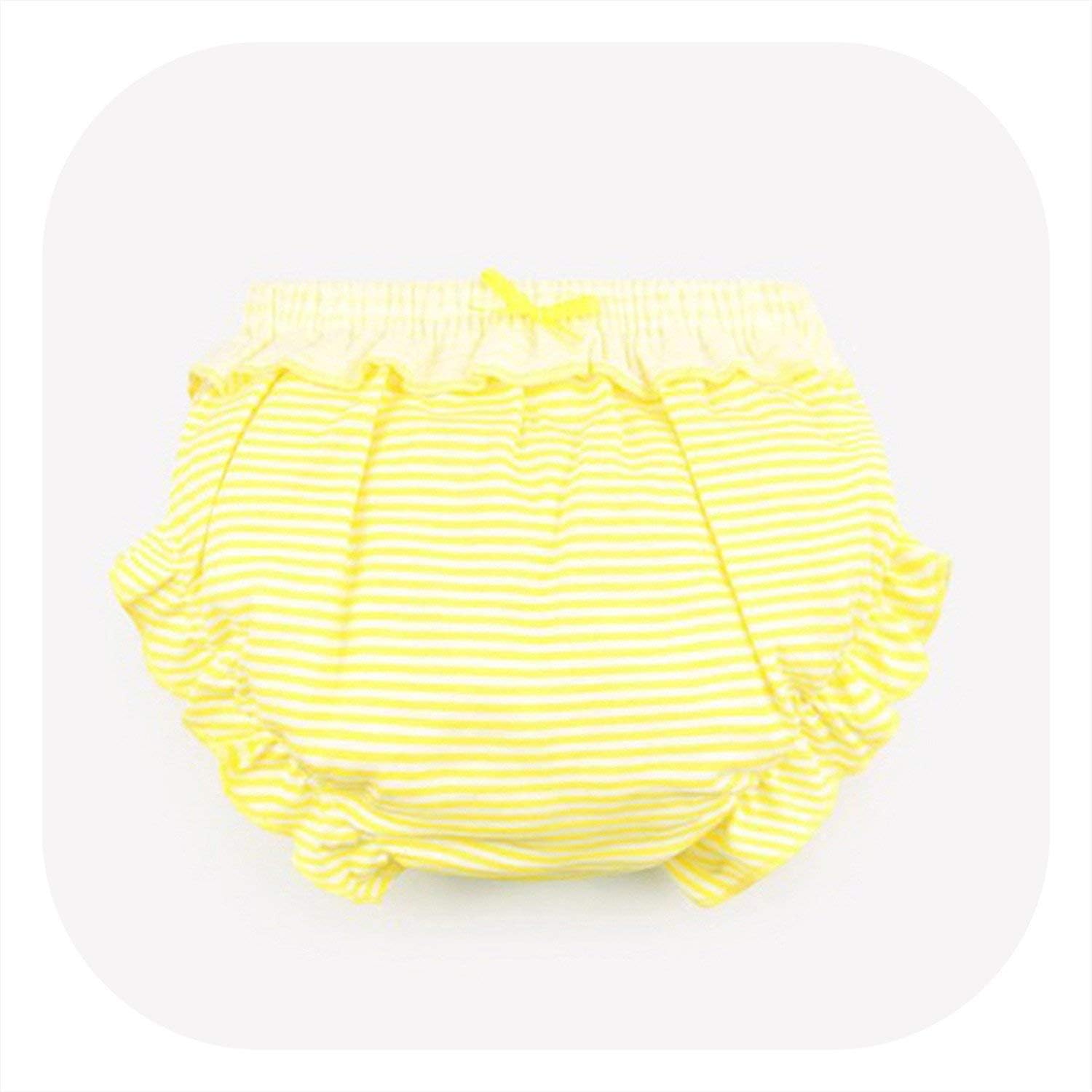 1PCS Cute Stripe Dots Ruffle Panties Kids Girl Infant Baby