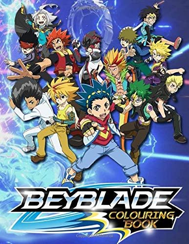 Beyblade Colouring Book: Amazing Coloring Book With Super Excited Images For Kids Ages 4-8