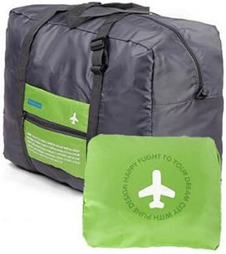 Amazon スーツケースとドッキング 持ち手に通せる 折りたためる ボストン トラベル 軽量 コンパクト 男女兼用 大容量 収納バッグ バッグ オン バッグ キャリー バッグ Green グリーン Kayoiya21 スーツケース
