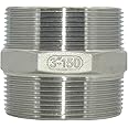 Male x Male Hex Nipple Stainless Steel 304 Threaded Pipe Fitting NPT (3")
