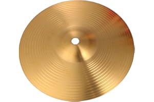 Oshhni Crash Cymbal Drum Practice Cymbal Brass Percussion Instruments Drum Players Cymbals Crash, 12 inch