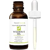 Vitamin E Oil - 100% Pure & Natural, 42,900 IU. Repair Dry, Damaged Skin from Surgery & Acne, Age Spots & Wrinkles. Boost Col