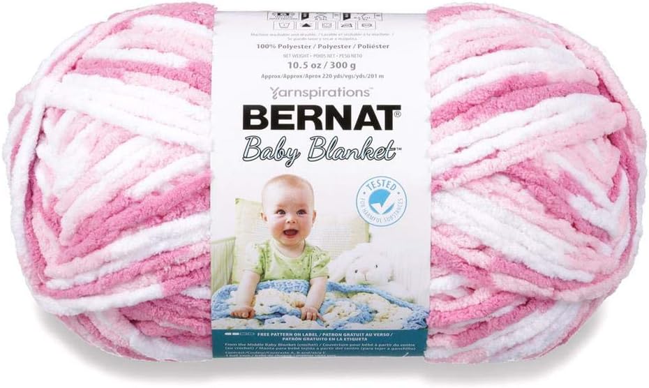 bernat pink yarn