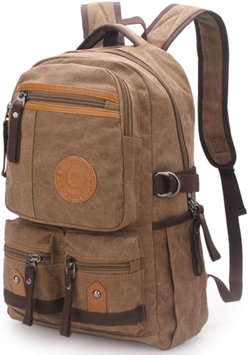 Amazon 哲学の部屋 韓国風リュックサック 大容量バッグ 人気 高校生 中学生 学生通学 学院風リュック ブラウン タウンリュック ビジネスリュック