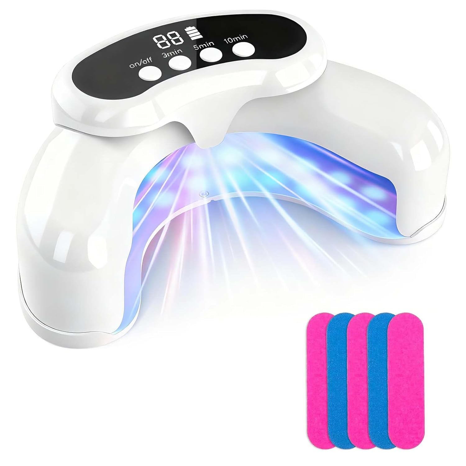 Photo 1 of OMNIGAG Nail Fungus Laser Treatment LED Light Device-Nail Fungus Treatment,Solution for Damaged Discolored Thick Toenails & Fingernails - White