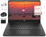 HP New 14" HD Ultral Light Thin Laptop, Quad-Core