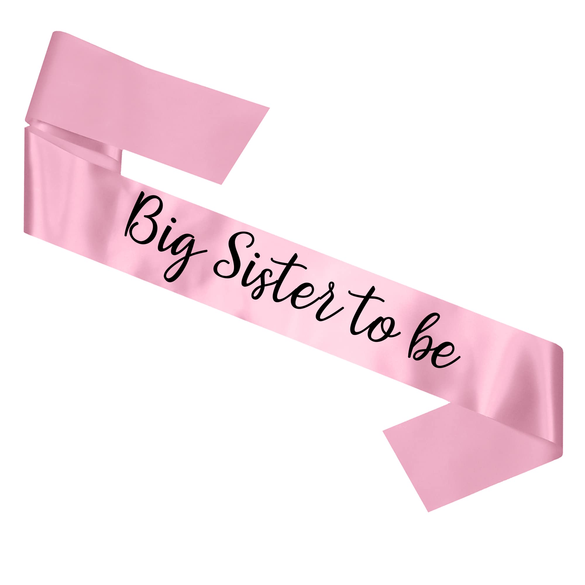 My Pretty Little Gifts Big Brother to Be - Big Sister to Be Sash | Baby Blue & Baby Pink | Older Sibling | New Baby | Baby Shower | Gender Reveal | Pregnancy Announcement