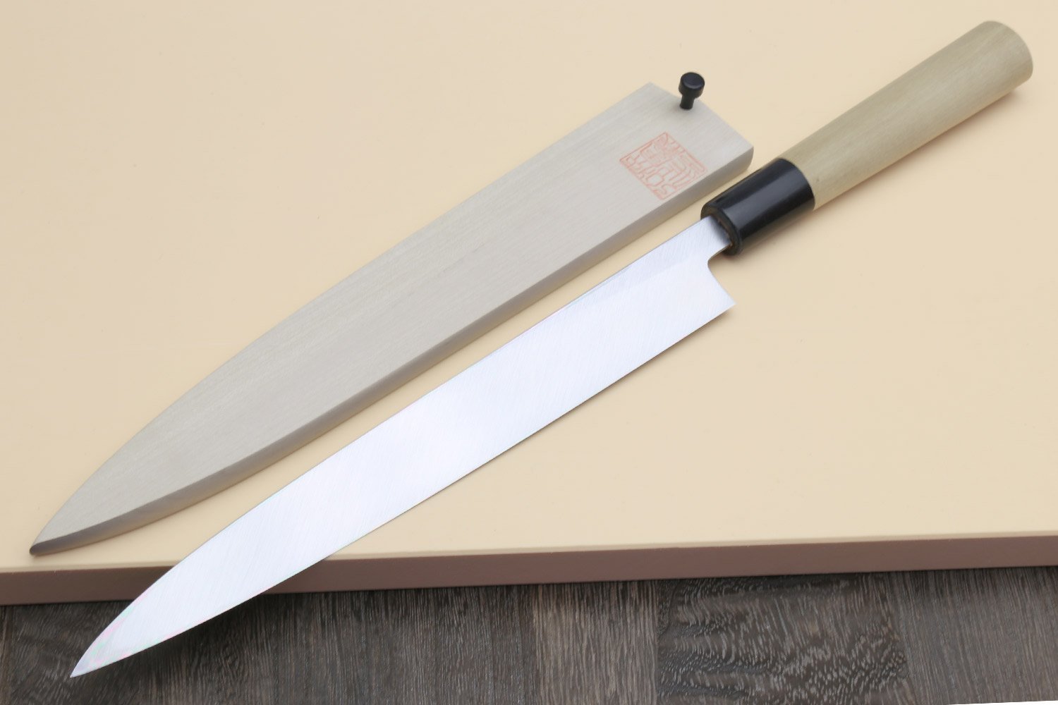 Yoshihiro Shiroko High Carbon Steel Kasumi Yanagi Sashimi Chef Knife 9.