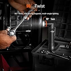 NICRON B75T LED Tactical Flashlight with Red White