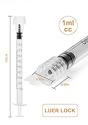 1mL Luer Lock Syringes without Needle