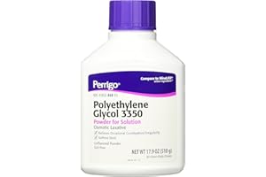 Perrigo Polyethylene Glycol 3350 17.9 Oz (510gm) Powder (Compare to Miralax)