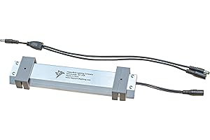 HAPPYBIRD LIGHTING HappyBird Lightning (A Divison of M&M Cage) 8" LED linkable Light bar Without Power Source for Multiple Bird Breeder Cages, Full Spectrum LED. Will NOT Run ON ITS OWN (2 Pack)