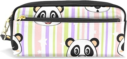 Amazon Uooya ペンケース パンダ Panda Rainbow 虹色 ペンポーチ 柔らかい Pu革 おしゃれ ファスナー 大容量 男の子 女の子 大学生 高校生 中学生 小学生 筆箱 化粧ポーチ ポーチ ふでばこ 人気 多機能 ギフト プレゼント用 ペンケース 文房具 オフィス用品