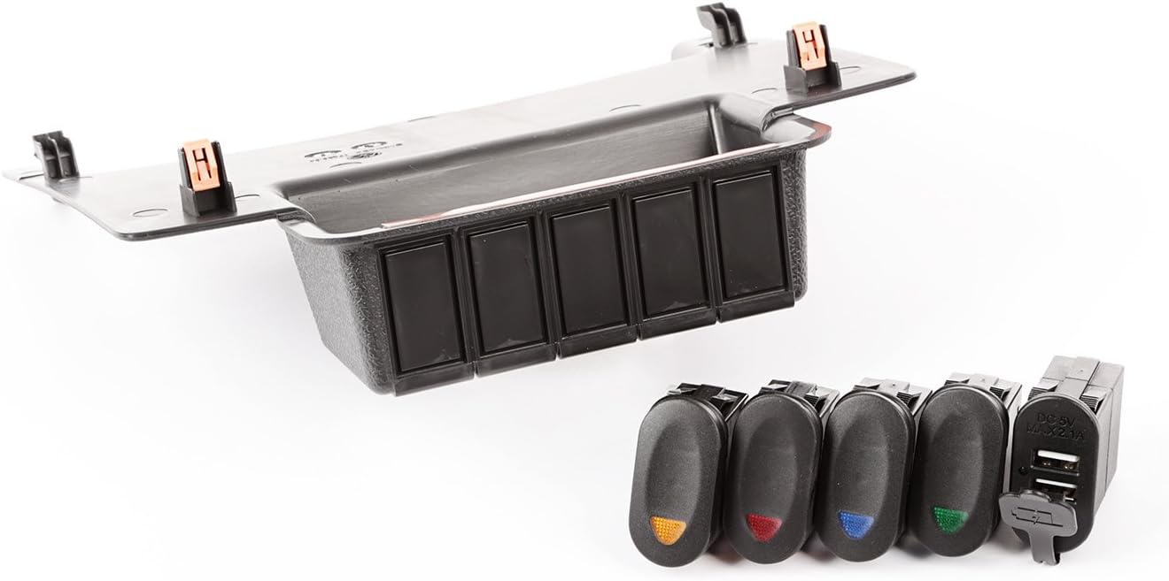 Rugged Ridge 17235.84 Lower Switch Panel Kit (11-18 Jeep Wrangler JK/JKU)