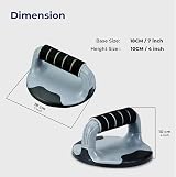 ResultSport Soft Grips Power Push-Up Handles for Home Workout view 2