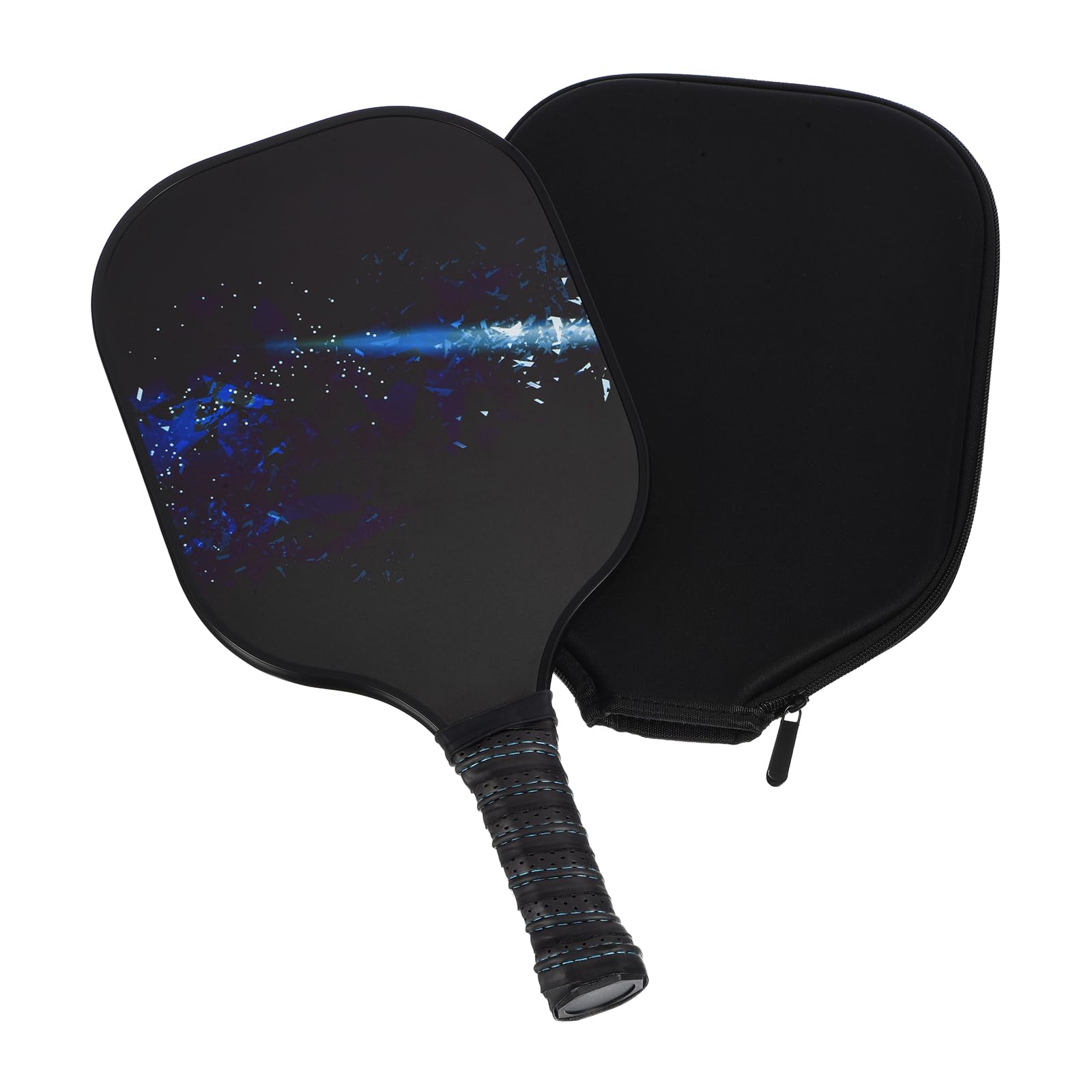 PATIKIL Graphite Pickleball Paddles, USA Pickleball Approved(USAPA) Single Paddle, Carbon Fiber Polymer Core Lightweight Durable with Protective Bag