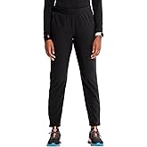 Cherokee Infinity Womens Pull-On Cargo Scrub Pants, Mid Rise, 5 Zip Pockets, Drawstring Waist with Tapered Leg - IN120A