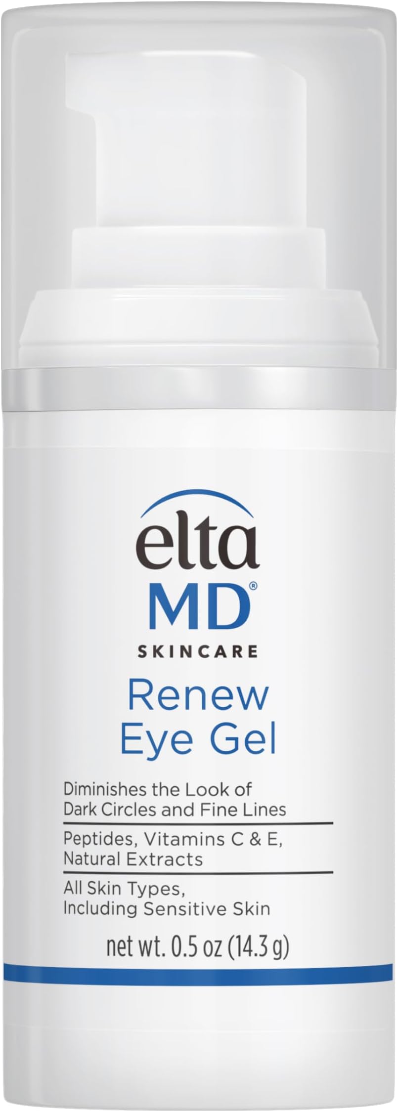 EltaMD Renew Eye Gel for Unisex 0.5 oz Oil-Free Reduces Puffiness Dark Circles