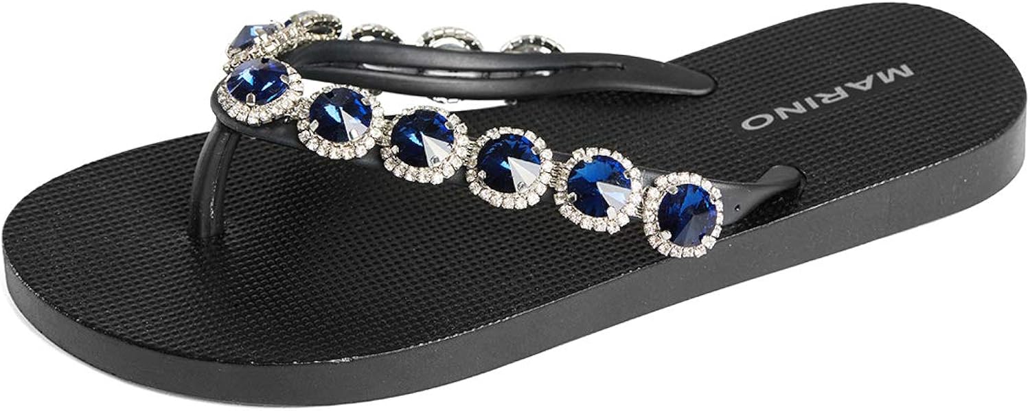 sparkly beach sandals