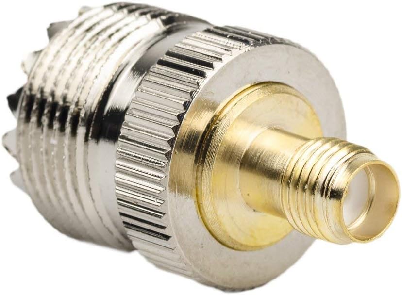 OxoxO SMA Female to UHF Female SO-239 SO239 Connector RF Coaxial Adapter Compatible with Baofeng UV5R and GT3-TP Radios PL259 to Base Station Antenna (1pc) - Image 4