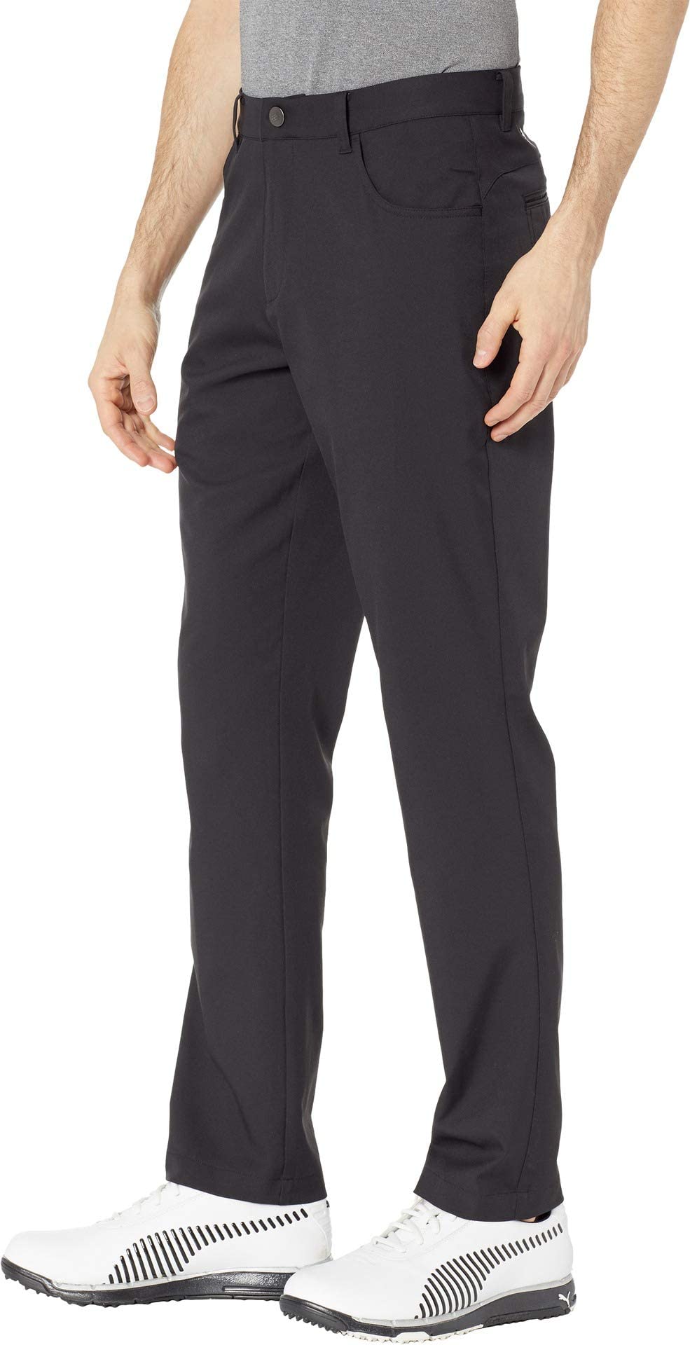 PUMA Golf 2019 Men's Jackpot 5 Pocket Pant, PUMA Black, 28 x 32 Image PUMA Golf 2019 Men's Jackpot 5 Pocket Pant, PUMA Black, 28 x 32 Image