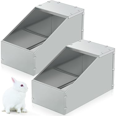 Jaula De Madera Para Conejos Y Animales Pequeños - Medidas 24x19x20 Pulgadas, Con Rampa Y Techo De Asfalto