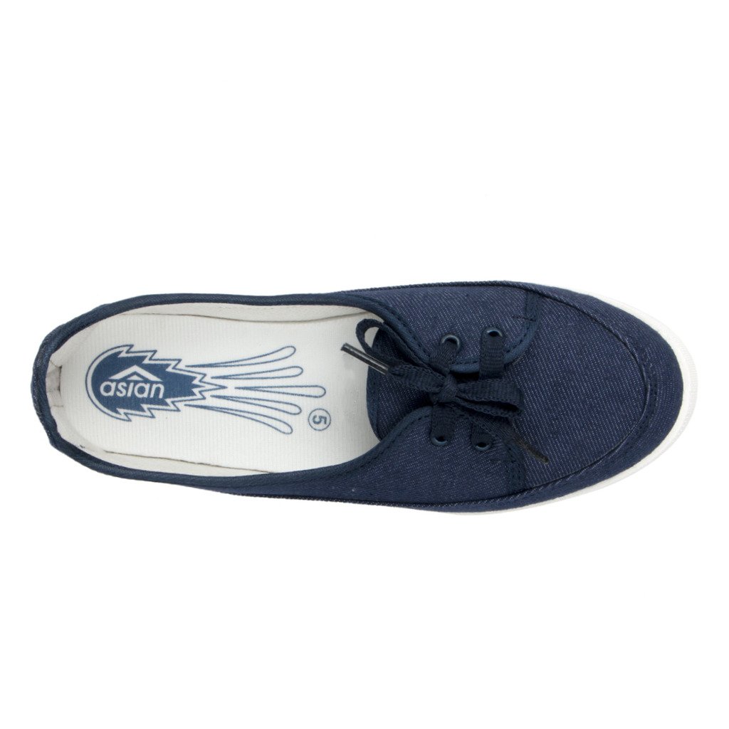 asian shoes lr-73 blue canvas womens shoes