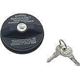 TINGYINGDA Fuel Tank Gas Cap Regular Locking with Keys Compatible with Audi for Toyota Tundra Tacoma for Gmc for Chevrolet Chevy for Honda Replaces 10504 77300-47020