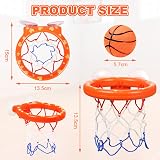 Vicloon Bath Basketball Hoop for Baby with 5 Inflatable Balls & Pump view 2